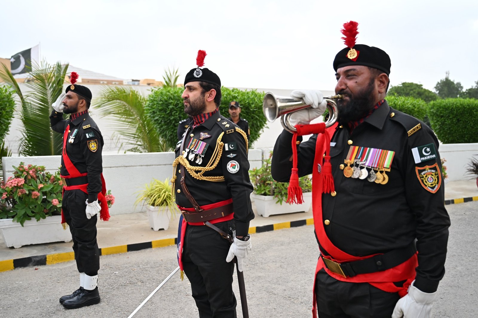 SSU ceremonial officers on formal duty