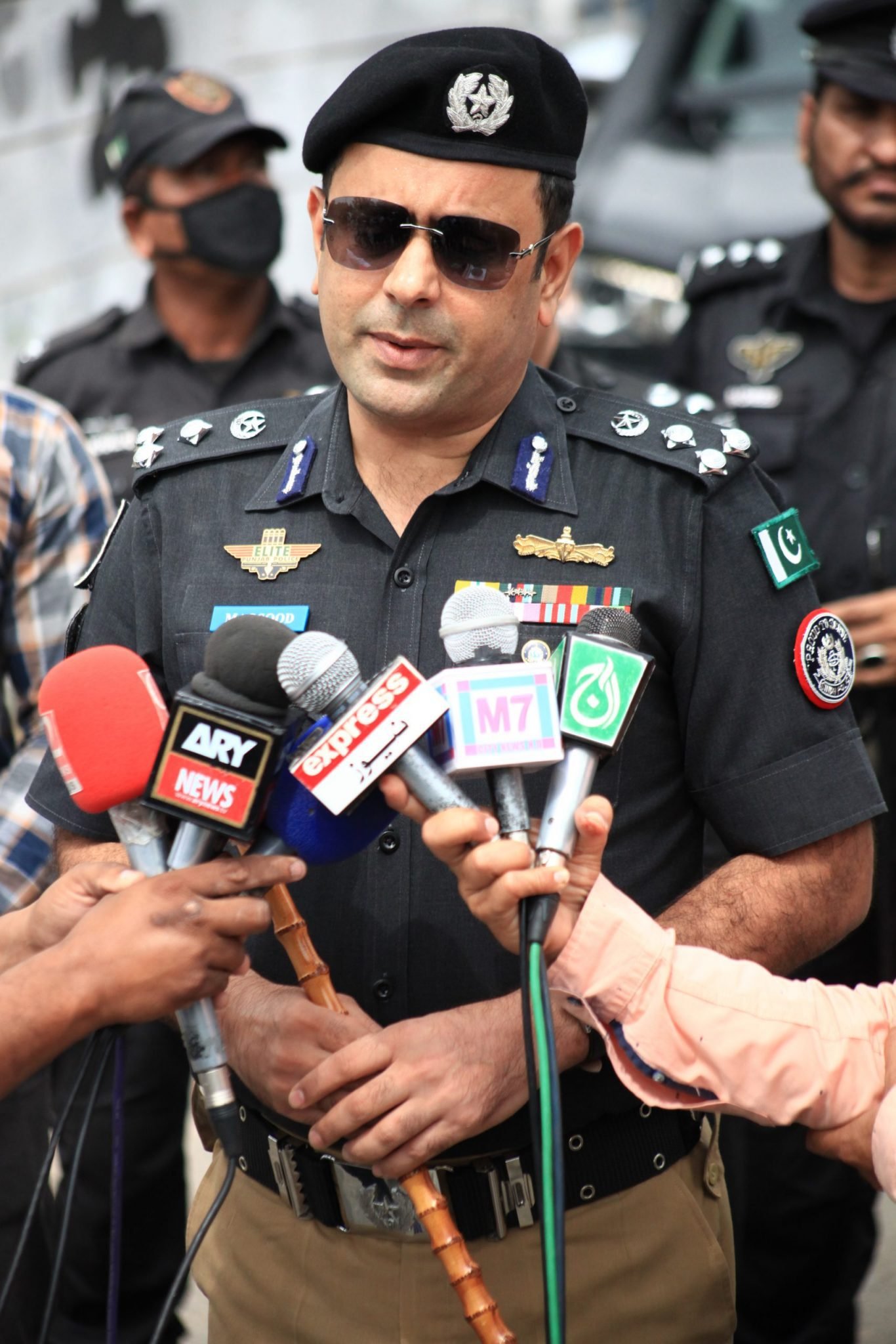 DIG SSU addressing media at press event