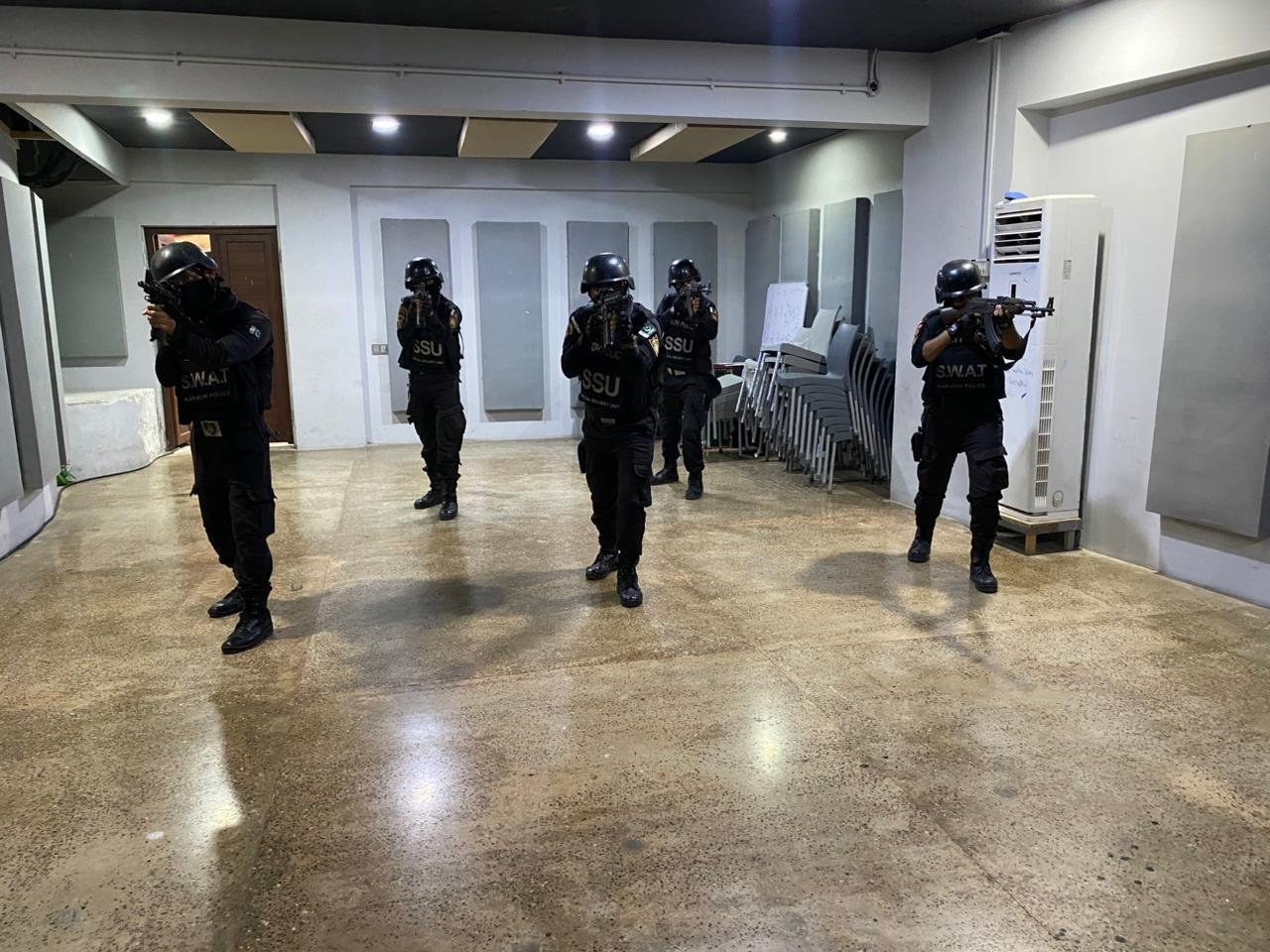 SSU close quarter battle CQB training interior