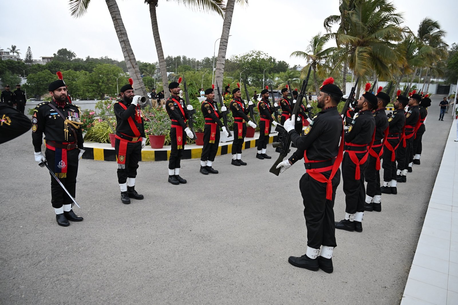 SSU ceremonial guard of honour formation